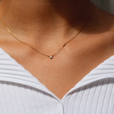 Mini Opal Pendant Necklace