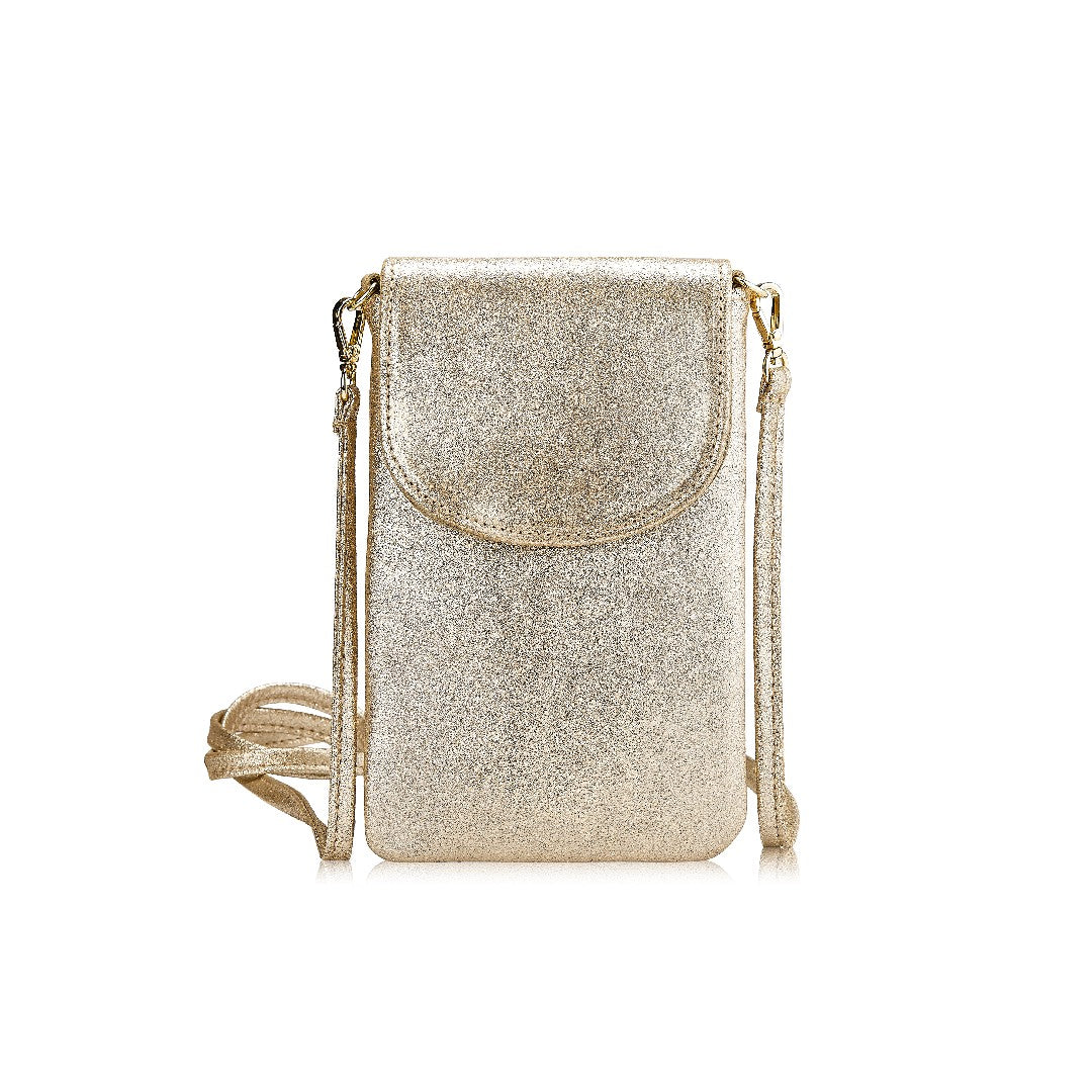 Gigi NY Metallic Emmie Phone Crossbody