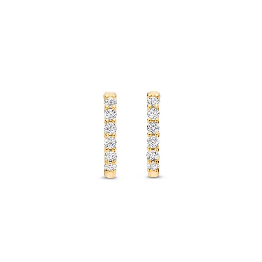 Ti Sento Milano Cubic Zirconia Hoops