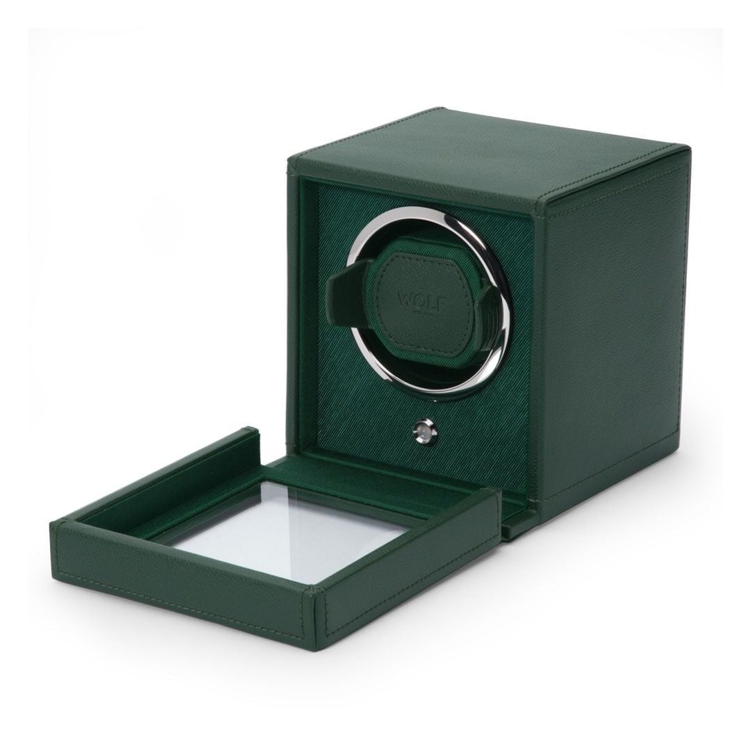 WOLF Cub Single Watch Winder with Cover