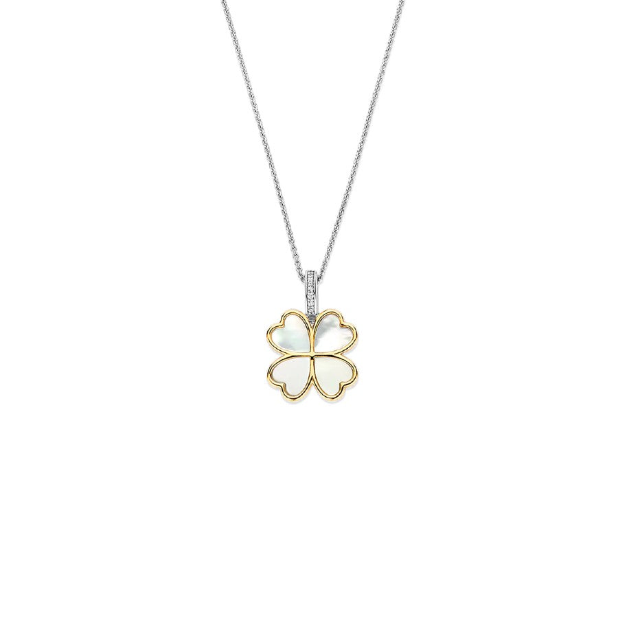 Ti Sento Milano Mother of Pearl Clover Necklace