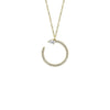 Shy Creation Incomplete Diamond Circle Necklace