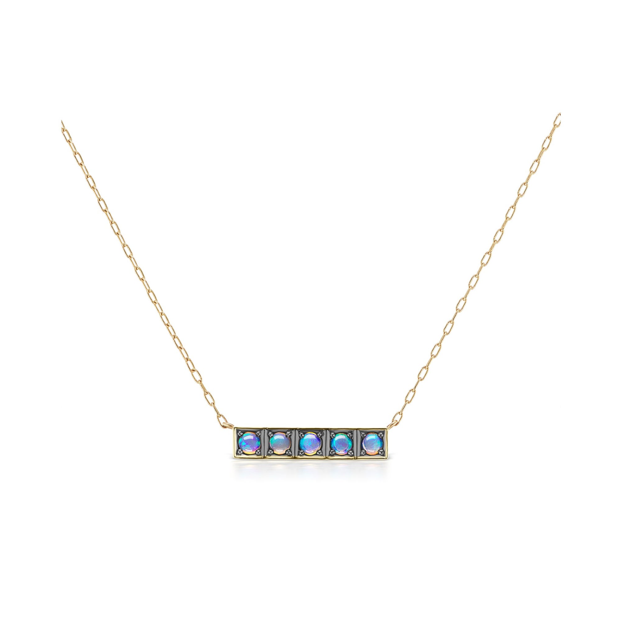 Jane Taylor Australian Opal Bar Necklace