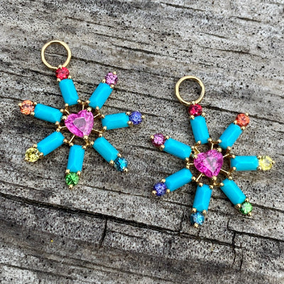 Jane Taylor Flower Power Earring Charms