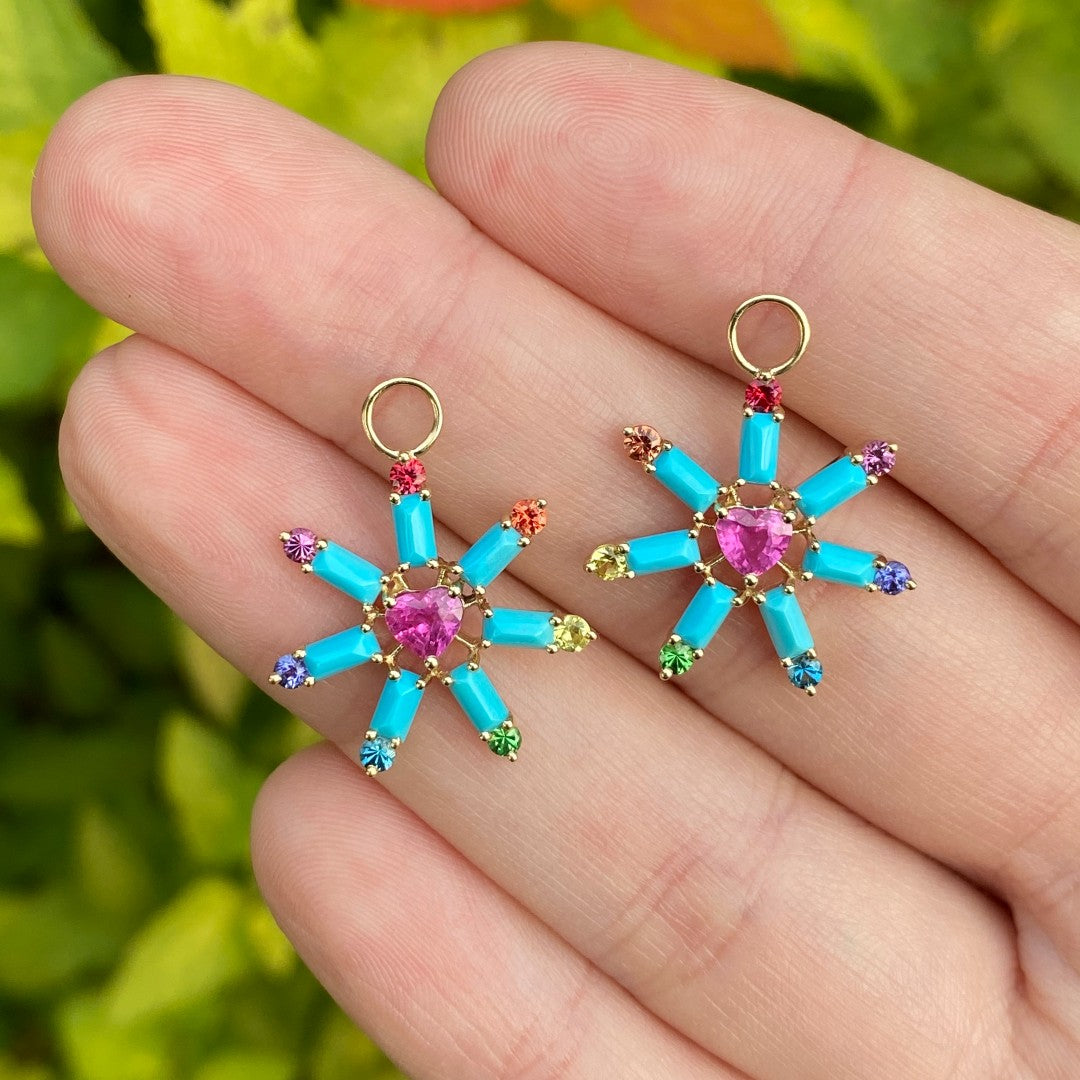 Jane Taylor Flower Power Earring Charms