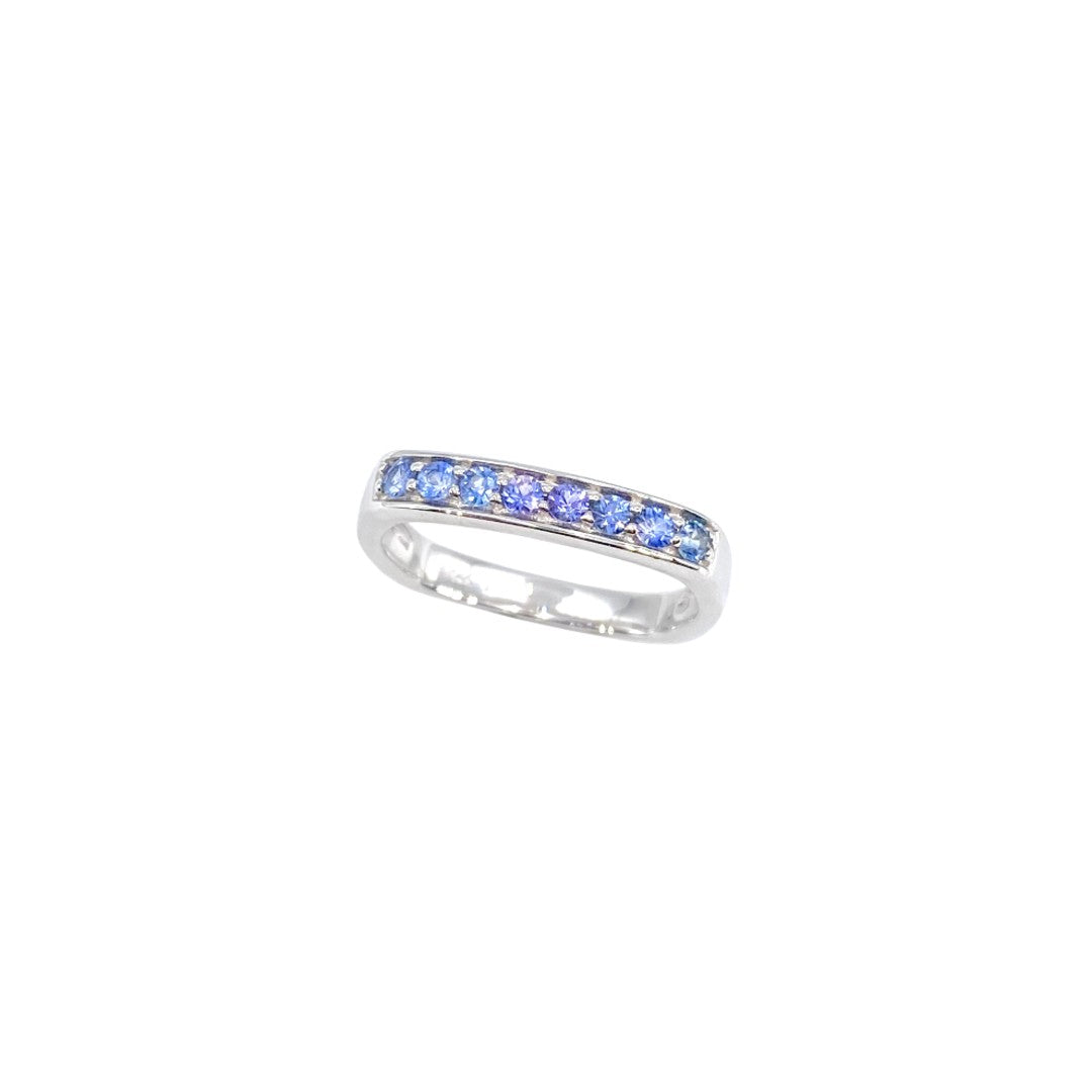 Jane Taylor Pastel Blue Sapphire Square Ring