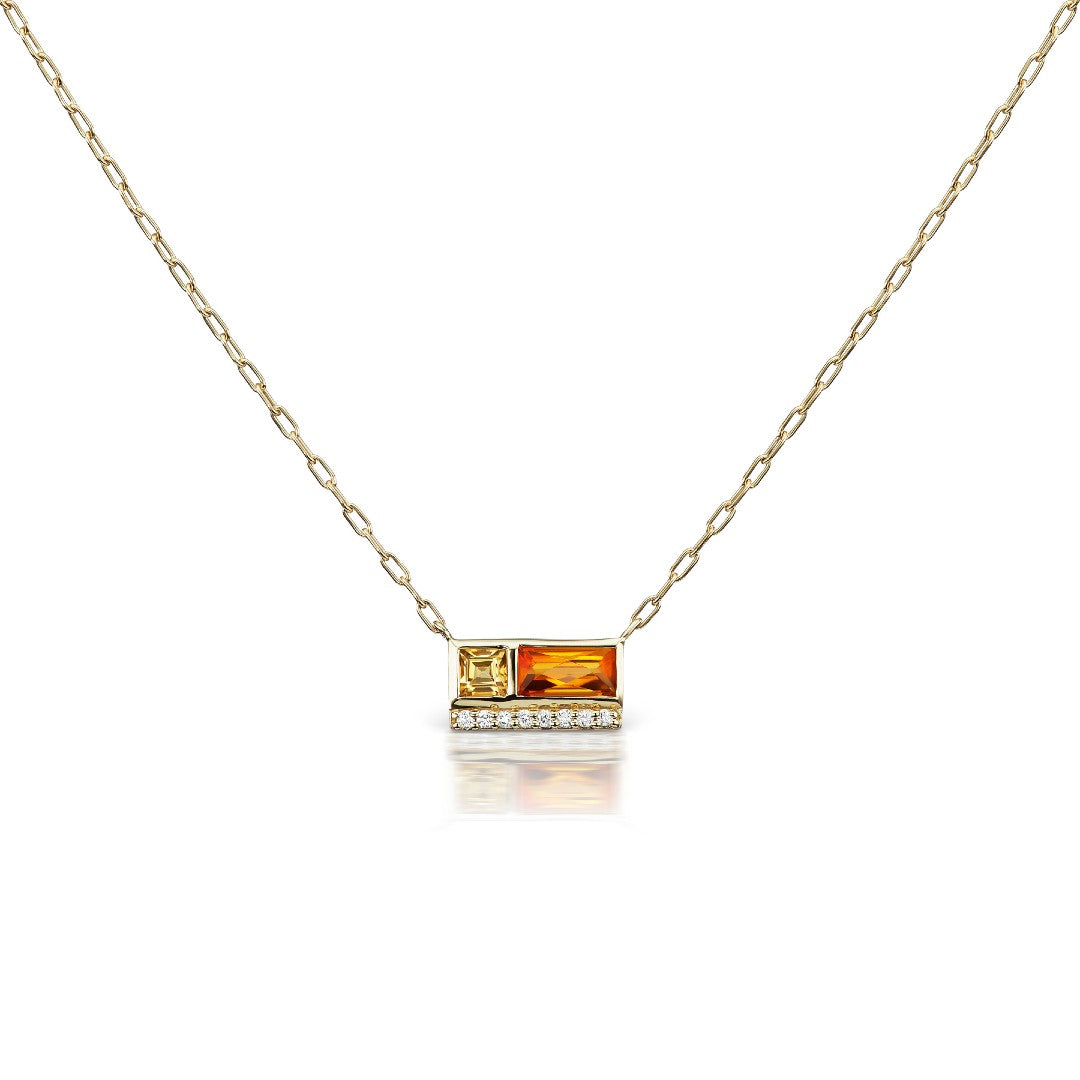 Jane Taylor Petite Citrine Necklace