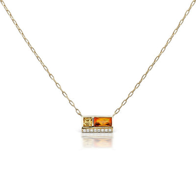 Jane Taylor Petite Citrine Necklace