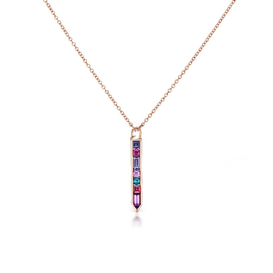 Jane Taylor Vertical Arrow Necklace