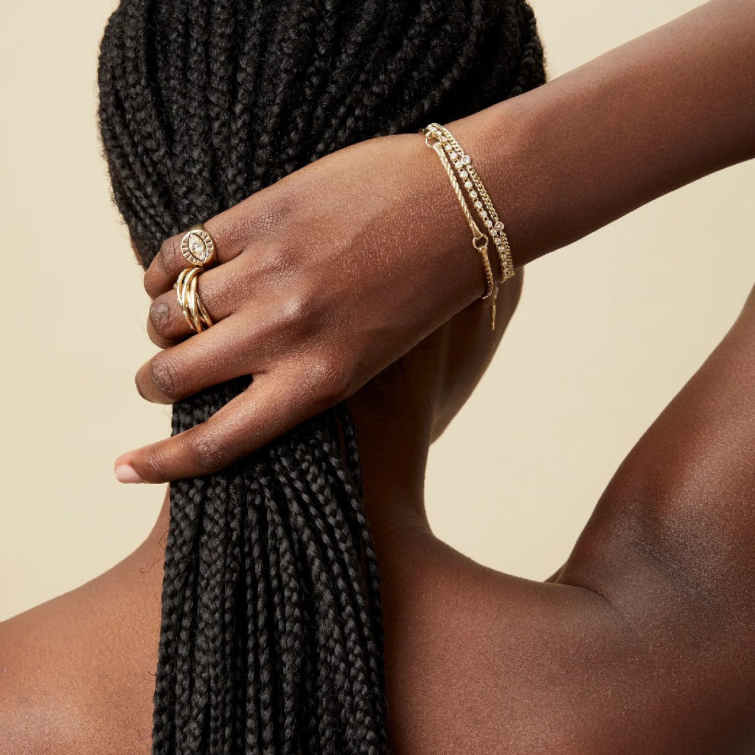 Kate Collins Twisted Bar Bracelet