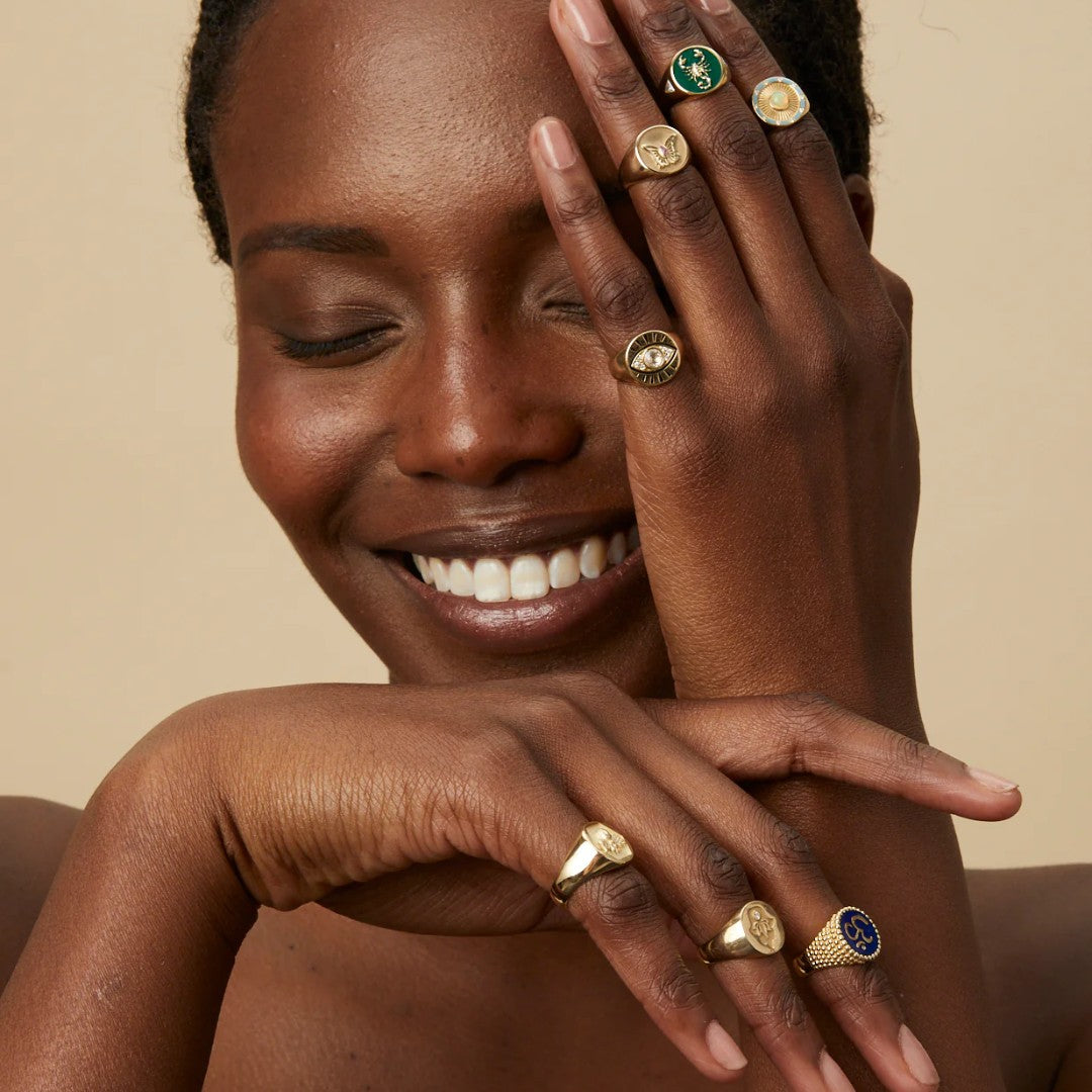 Kate Collins Clarity Signet Ring