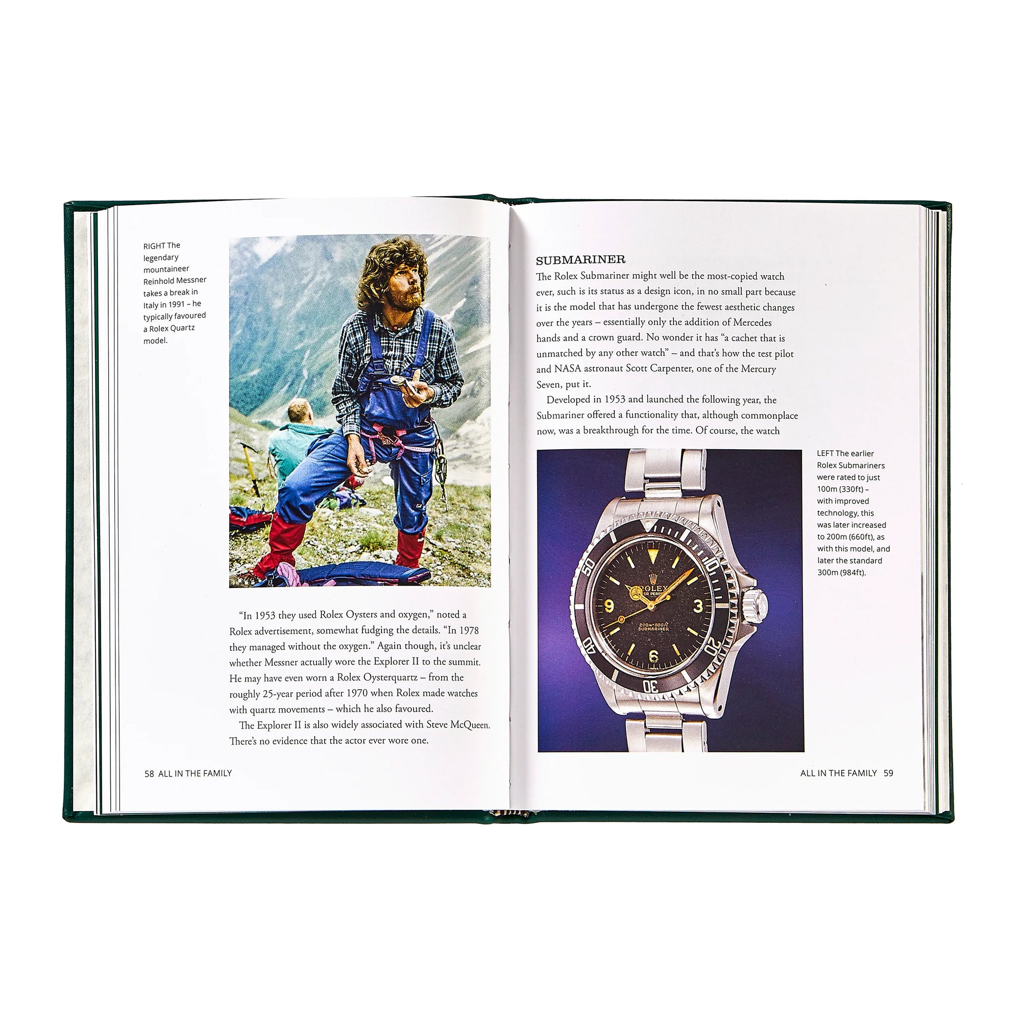 Little Book of Rolex Green Leather Bound Keepsake Book
