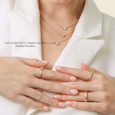Ella Stein Lab Diamond Timeless Sparkle Necklace