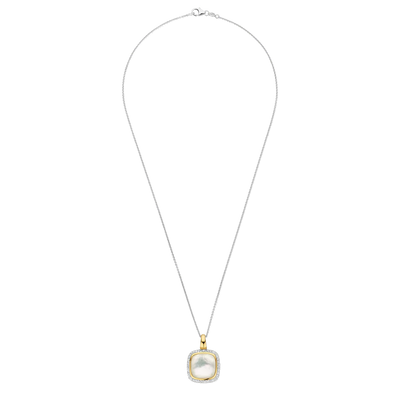 Ti Sento Milano Mother of Pearl Cushion Necklace