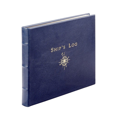 Ship's Log Leather Bound Book
