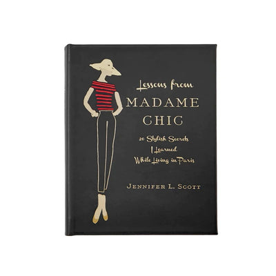 Lessons From Madame Chic Leather Bound Keepsake Book