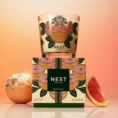 NEST Fragrances Decorative 3-Wick Candle in Grapefruit