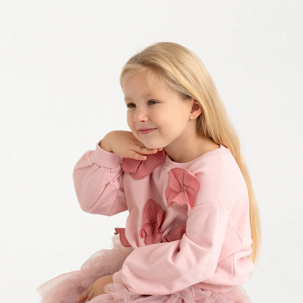 Mother of Pearl Bezel Little Girl's Earring