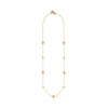 Anna Beck Classic Long Multi-Disc Station Gold Necklace