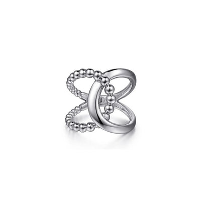 Gabriel & Co. Bujukan Interlocking Wide Band Ring