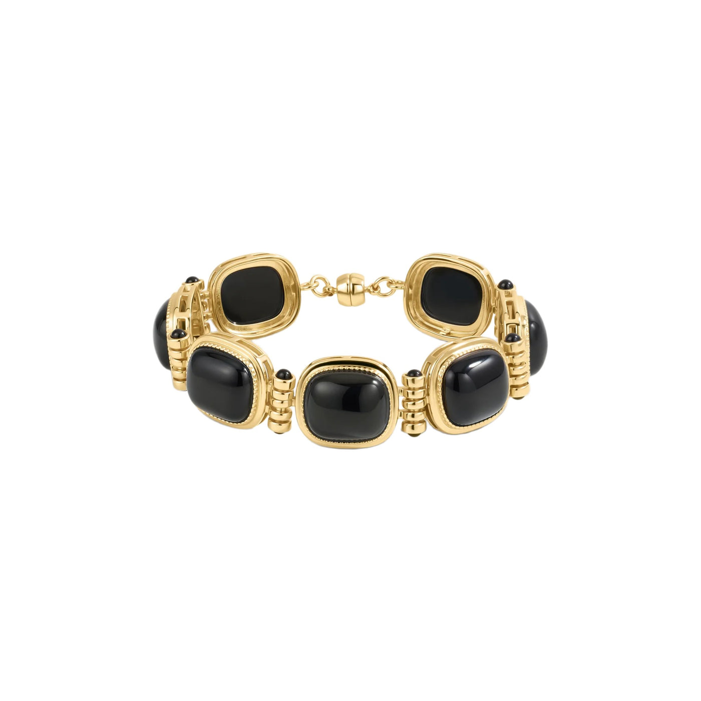 Luv AJ The Midnight Mesa Beaded Bracelet in Gold