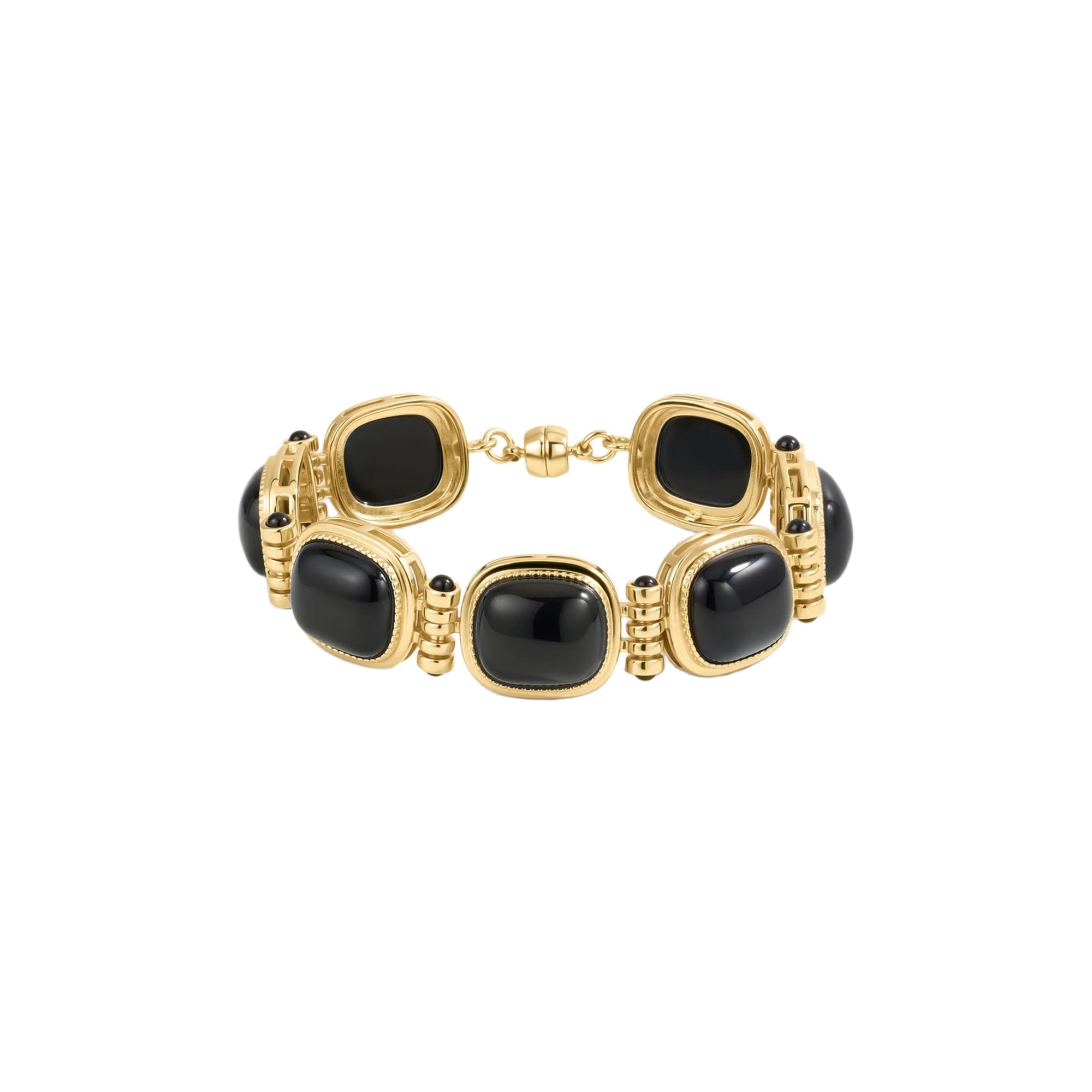 Luv AJ The Midnight Mesa Beaded Bracelet in Gold