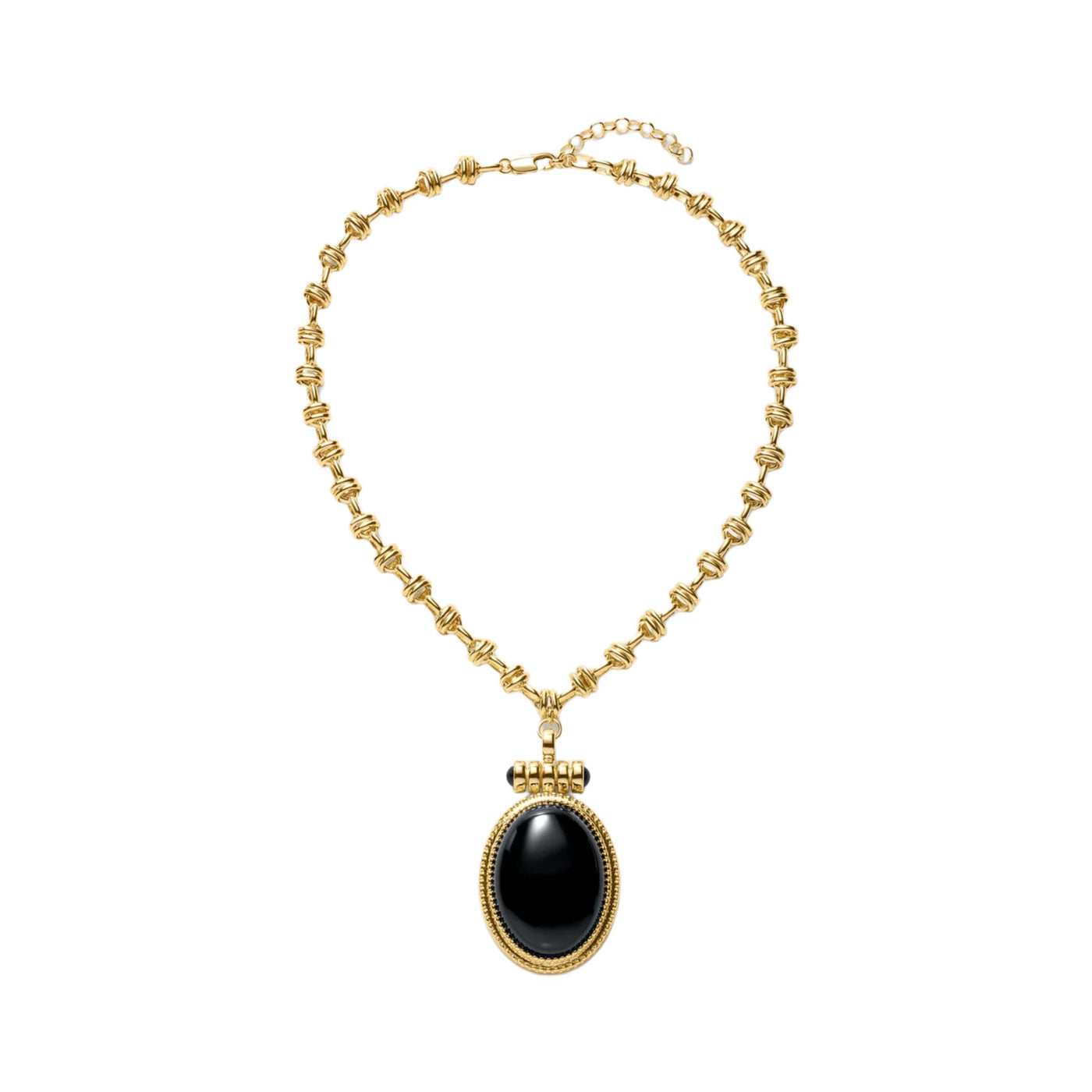 Luv AJ The Midnight Mesa Pendant Necklace in Gold