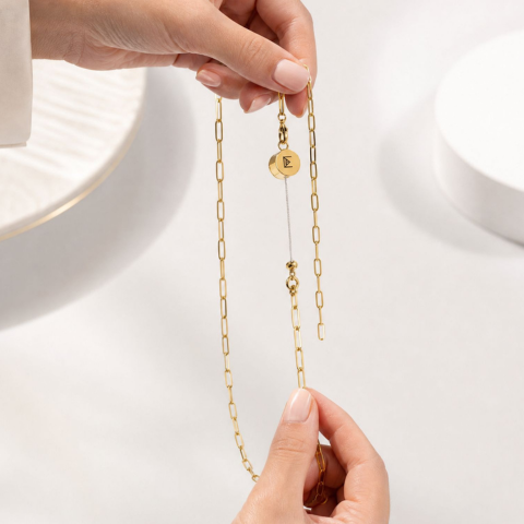 Radiant White Gold Easy Clasp