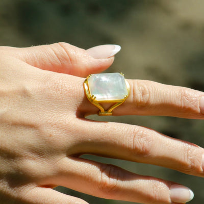 Marcia Moran Cinderella Mother of Pearl Ring