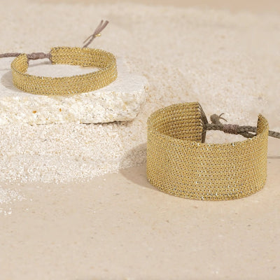 Marie Laure Chamorel Gold Chain Wide Bracelet N° 946