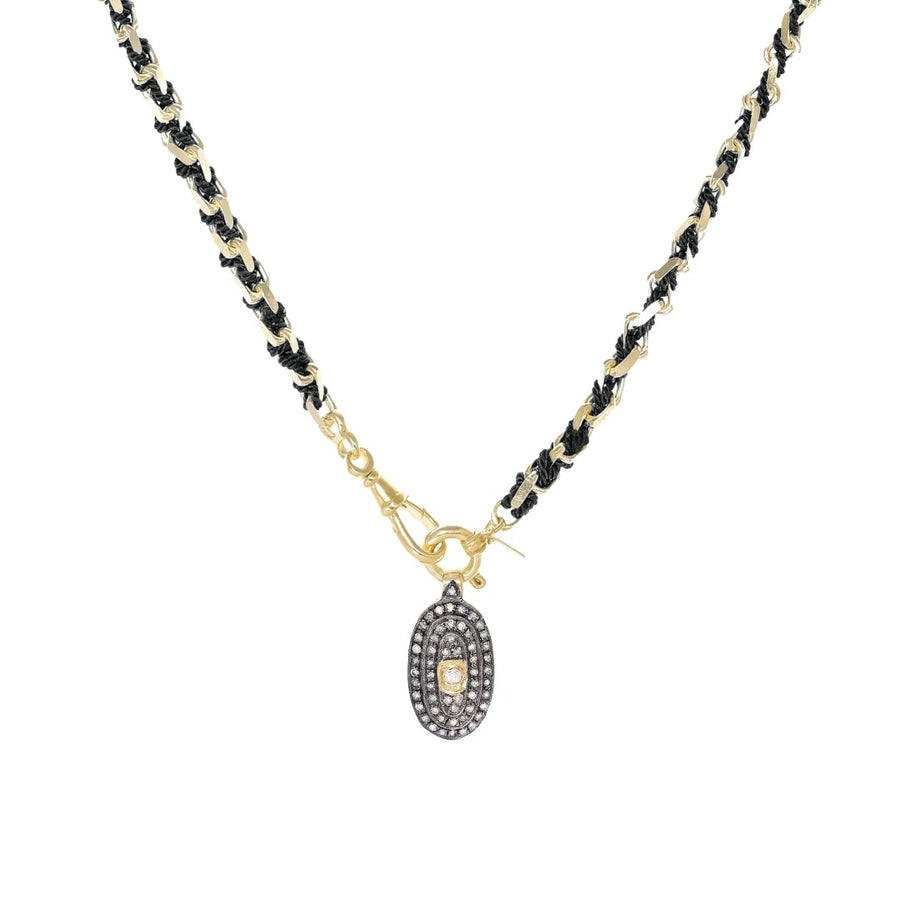 Marie Laure Chamorel Braided Polki Diamond Necklace N° 951