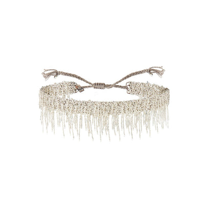 Marie Laure Chamorel Silver Chain Fringe Bracelet N° 675