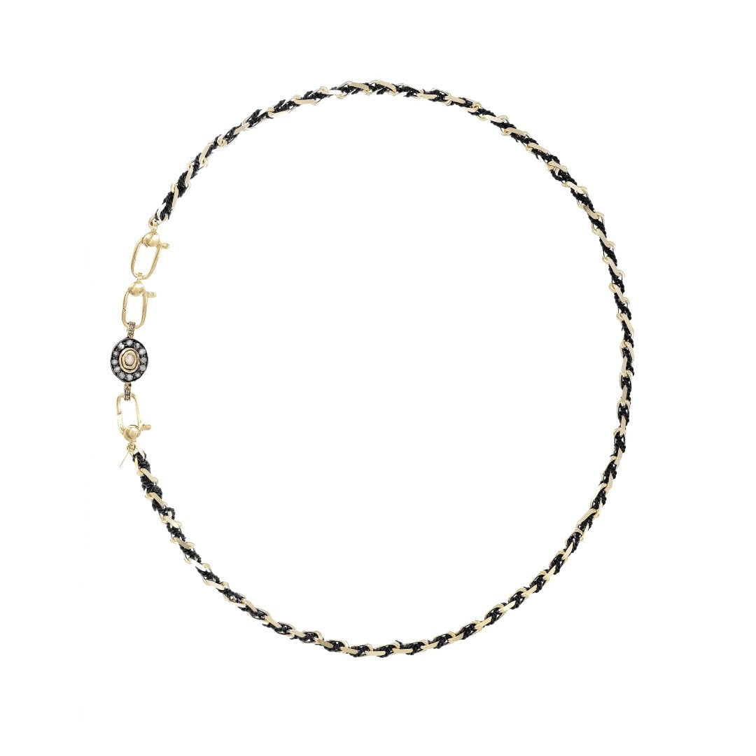 Marie Laure Chamorel Two Tone Polki Diamond Necklace N° 952