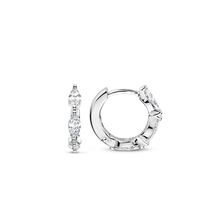 Ti Sento Milano Marquise Huggie Hoops