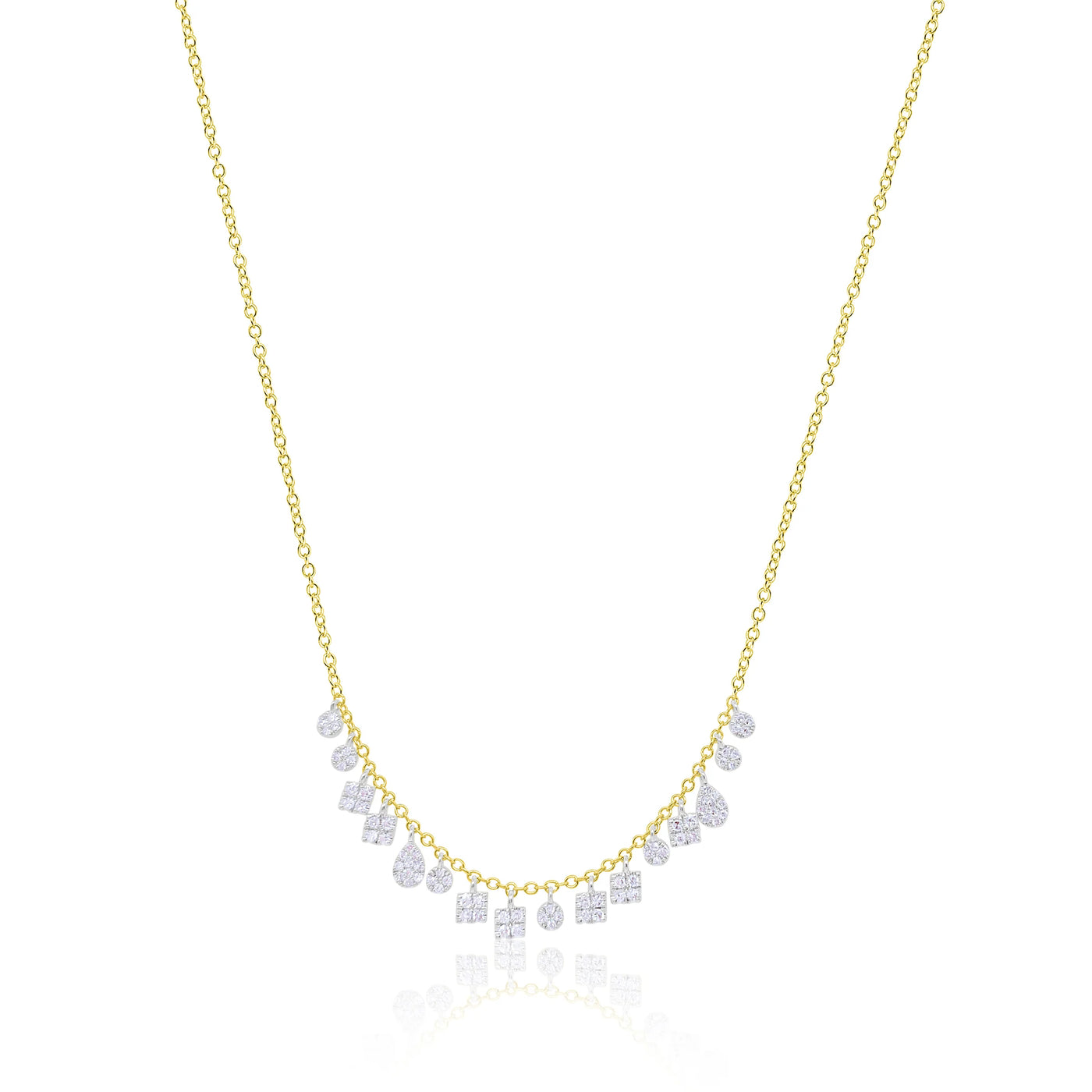 Meira T Diamond Fringe Necklace