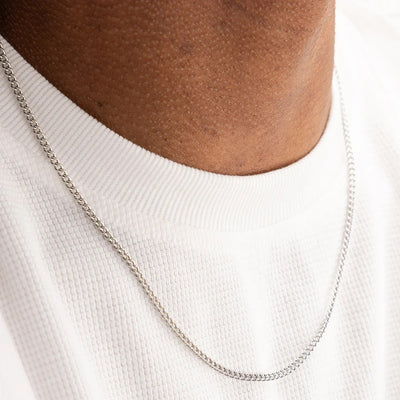 Pig & Hen Stainless Steel Curb Chain Necklace