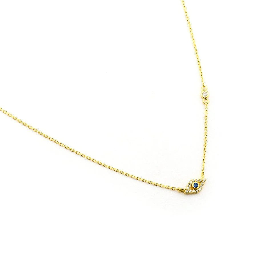 Mini Evil Eye Pendant Necklace