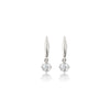 Monica Rich Kosann Points North Earrings with Rock Crystal