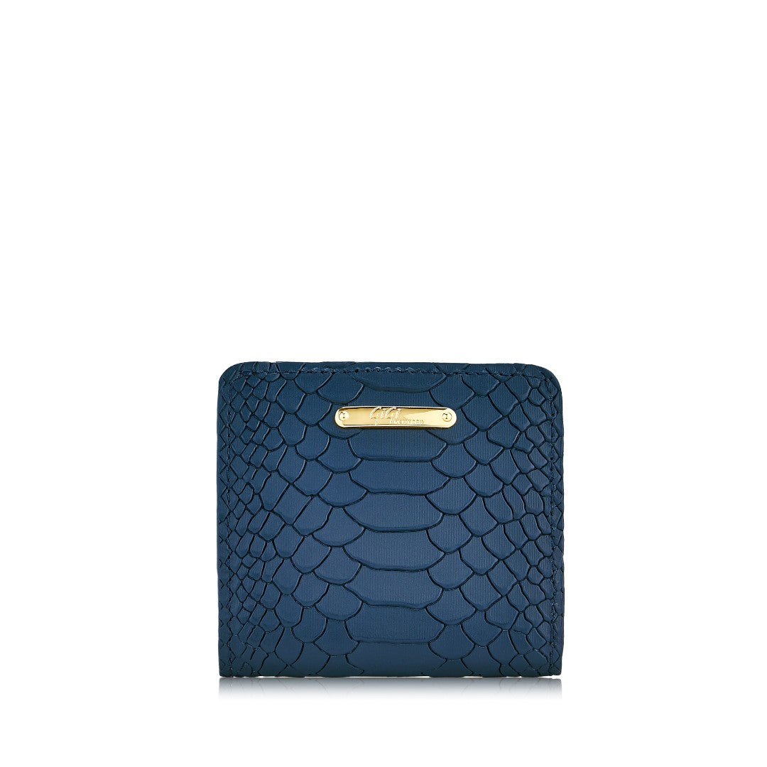 Gigi NY Python Leather Mini Wallet