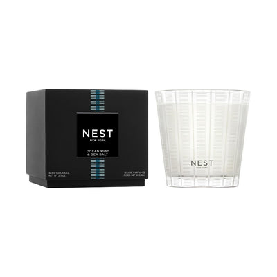 NEST Fragrances 3-Wick Candle in Ocean Mist & Sea Salt
