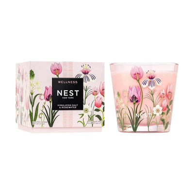 NEST Fragrances Decorative 3-Wick Candle in Himalayan Salt & Rosewater