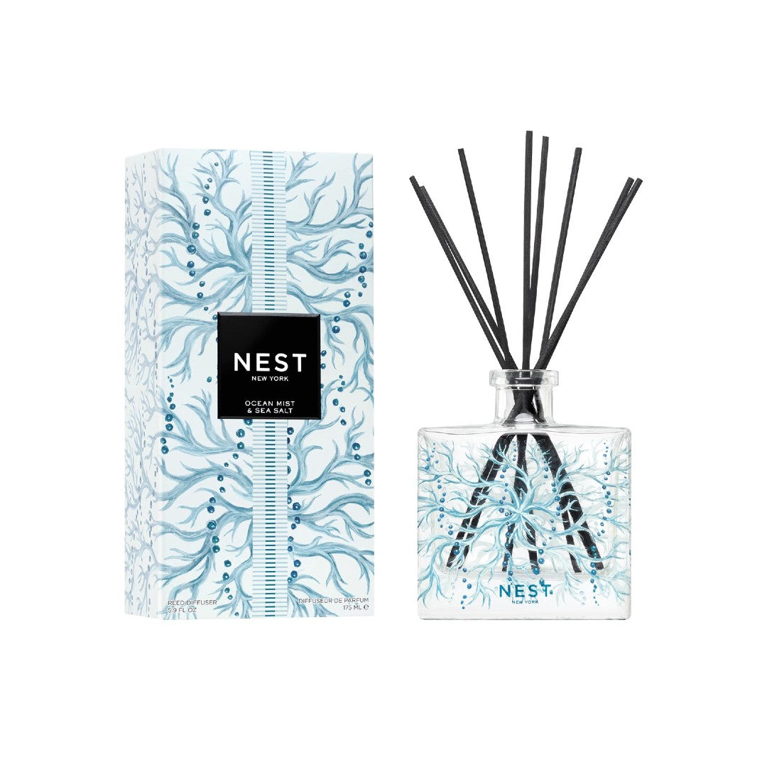Nest Fragrances Decorative Reed Diffuser in Ocean Mist & Sea Salt