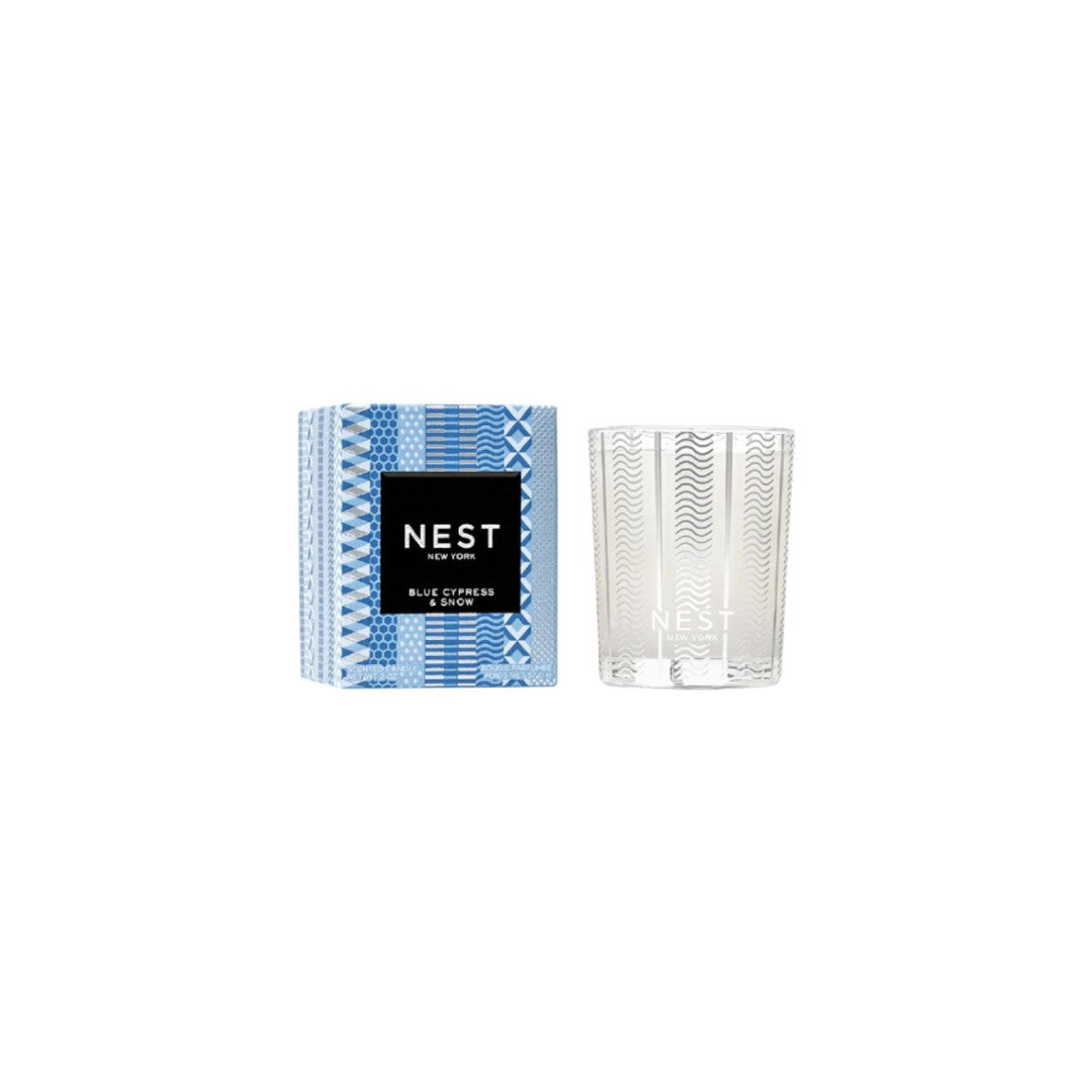 NEST Fragrances Votive Candle in Blue Cypress & Snow