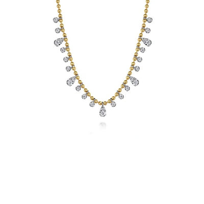 Gabriel & Co. Bujukan Diamond Droplet Necklace