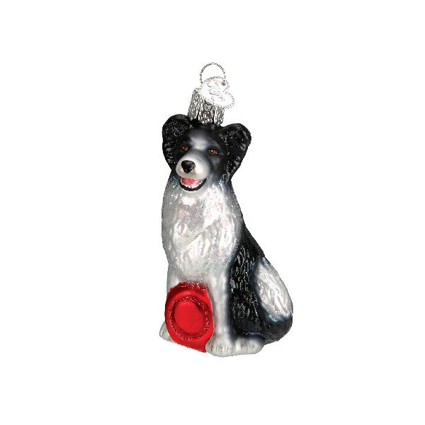 Old World Christmas Border Collie Ornament