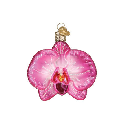 Old World Christmas Orchid Ornament