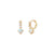 Shy Creation Diamond 0.43ctw Huggie Earrings