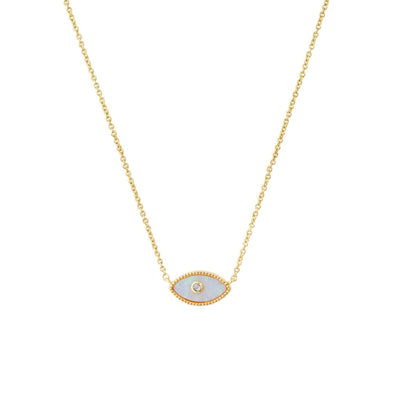 Opal Evil Eye Necklace