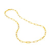 Paperclip 3.85mm Chain in Yellow Gold