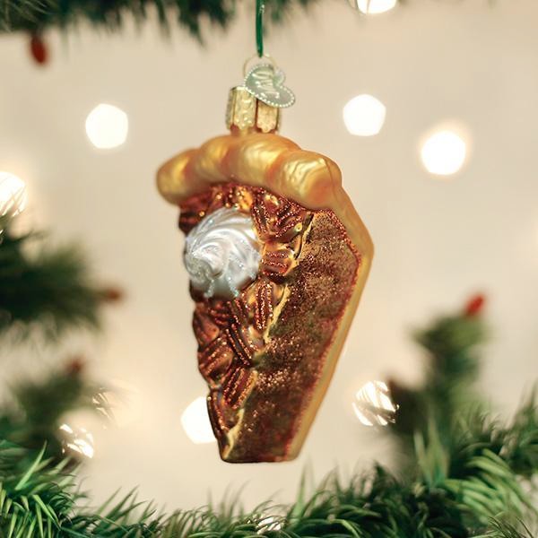 Old World Christmas Piece of Pecan Pie Ornament